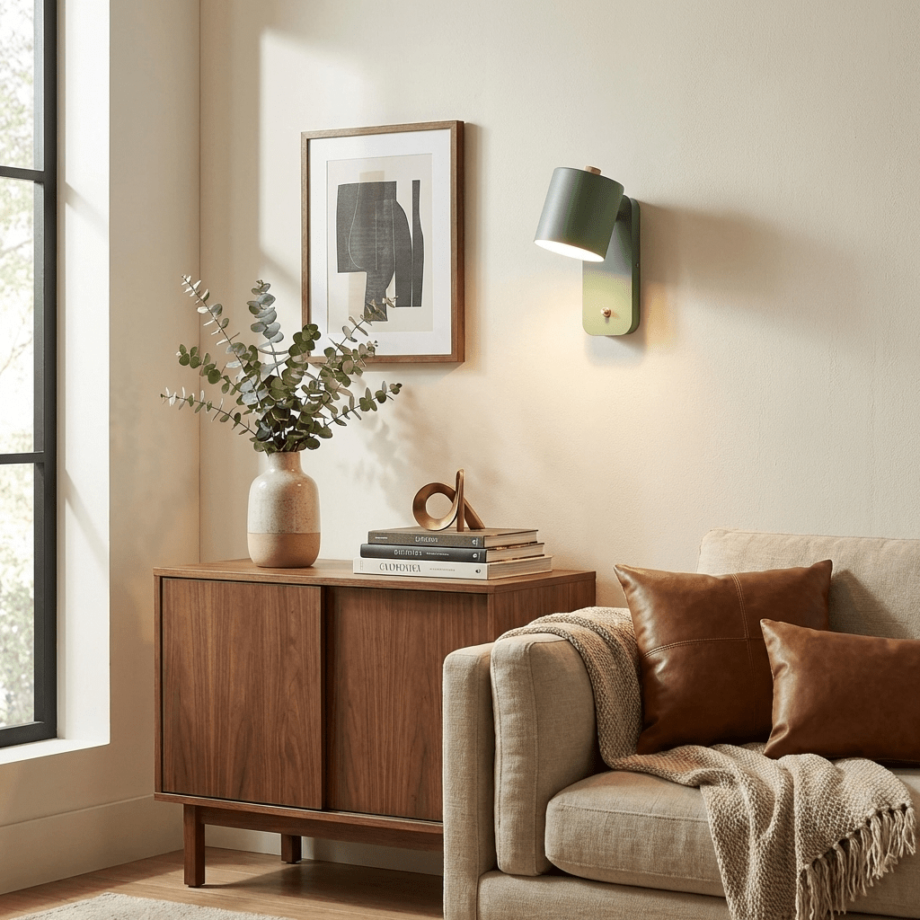 Aksel Wall Sconces, Rotatable Cylinder Wall Light, Slim Tube Design, 4 Colors, 11.8 in Tall