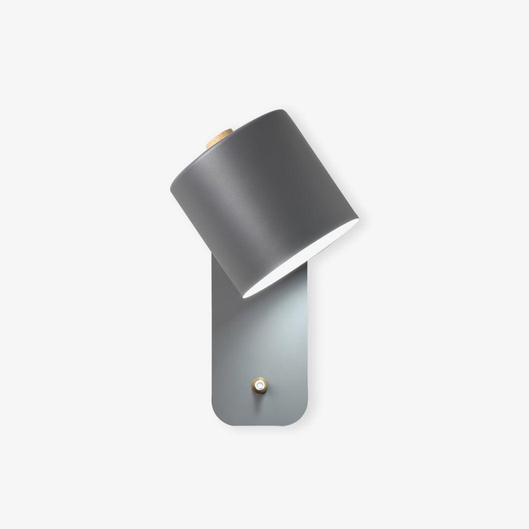 Aksel Wall Sconces, Rotatable Cylinder Wall Light, Slim Tube Design, 4 Colors, 11.8 in Tall