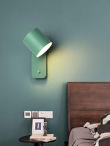 Aksel Wall Sconces, Rotatable Cylinder Wall Light, Slim Tube Design, 4 Colors, 11.8 in Tall