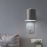 Aksel Wall Sconces, Rotatable Cylinder Wall Light, Slim Tube Design, 4 Colors, 11.8 in Tall