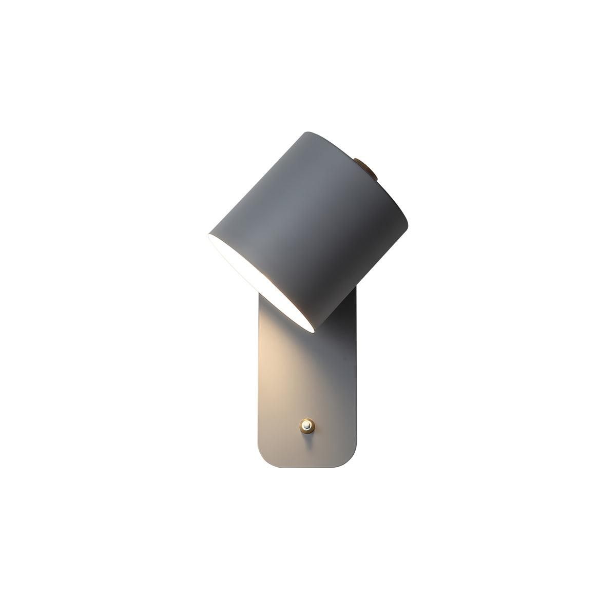 Aksel Wall Sconces, Rotatable Cylinder Wall Light, Slim Tube Design, 4 Colors, 11.8 in Tall