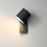 Aksel Wall Sconces, Rotatable Cylinder Wall Light, Slim Tube Design, 4 Colors, 11.8 in Tall
