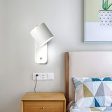 Aksel Wall Sconces, Rotatable Cylinder Wall Light, Slim Tube Design, 4 Colors, 11.8 in Tall