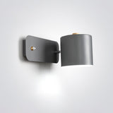 Aksel Wall Sconces, Rotatable Cylinder Wall Light, Slim Tube Design, 4 Colors, 11.8 in Tall