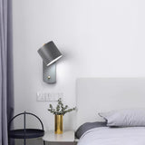 Aksel Wall Sconces, Rotatable Cylinder Wall Light, Slim Tube Design, 4 Colors, 11.8 in Tall