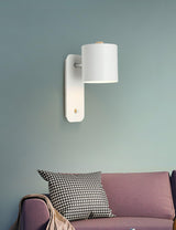 Aksel Wall Sconces, Rotatable Cylinder Wall Light, Slim Tube Design, 4 Colors, 11.8 in Tall
