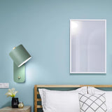 Aksel Wall Sconces, Rotatable Cylinder Wall Light, Slim Tube Design, 4 Colors, 11.8 in Tall