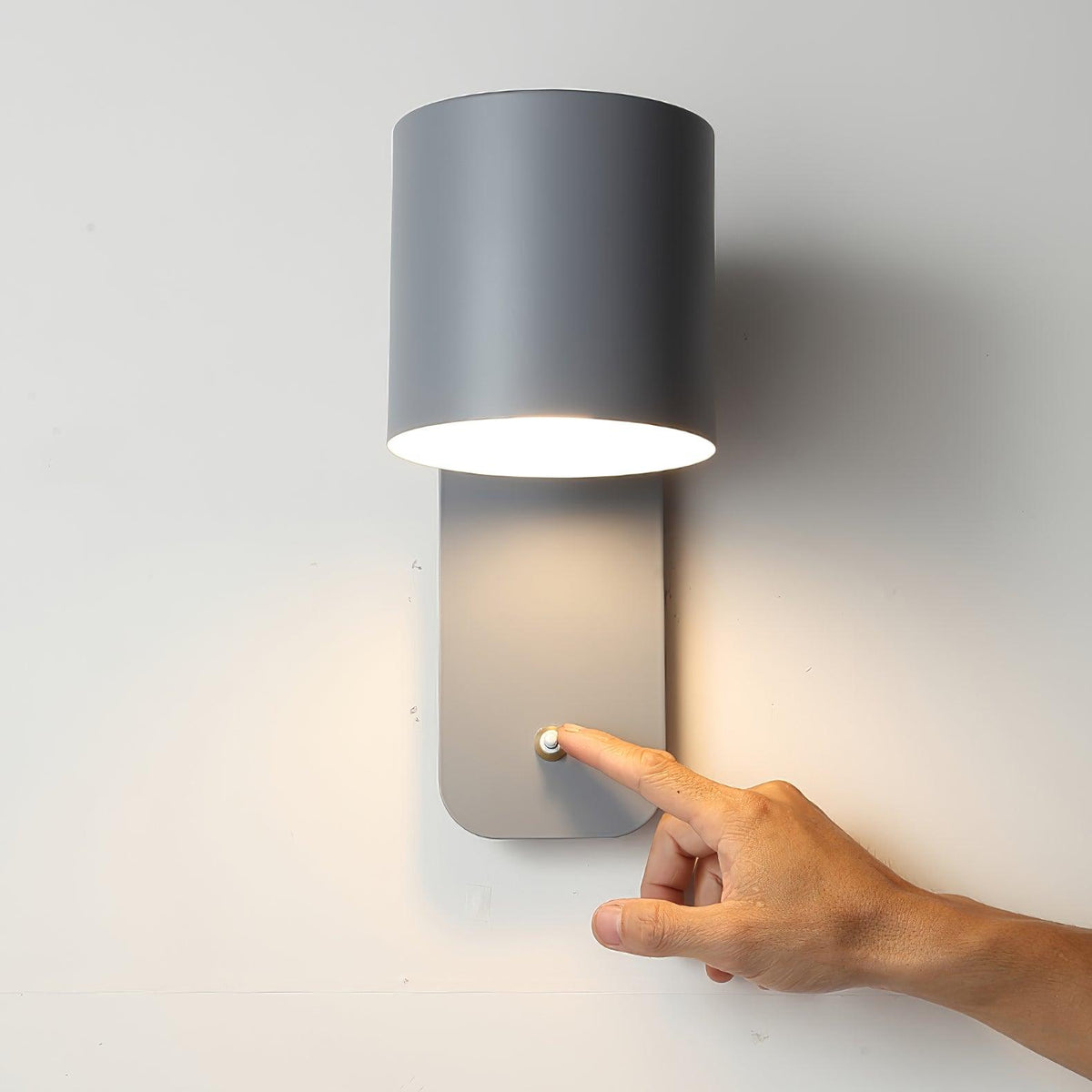 Aksel Wall Sconces, Rotatable Cylinder Wall Light, Slim Tube Design, 4 Colors, 11.8 in Tall