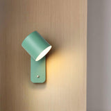 Aksel Wall Sconces, Rotatable Cylinder Wall Light, Slim Tube Design, 4 Colors, 11.8 in Tall