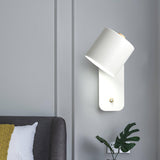 Aksel Wall Sconces, Rotatable Cylinder Wall Light, Slim Tube Design, 4 Colors, 11.8 in Tall