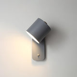 Aksel Wall Sconces, Rotatable Cylinder Wall Light, Slim Tube Design, 4 Colors, 11.8 in Tall