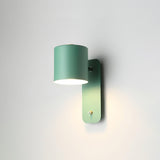 Aksel Wall Sconces, Rotatable Cylinder Wall Light, Slim Tube Design, 4 Colors, 11.8 in Tall