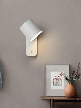 Aksel Wall Sconces, Rotatable Cylinder Wall Light, Slim Tube Design, 4 Colors, 11.8 in Tall