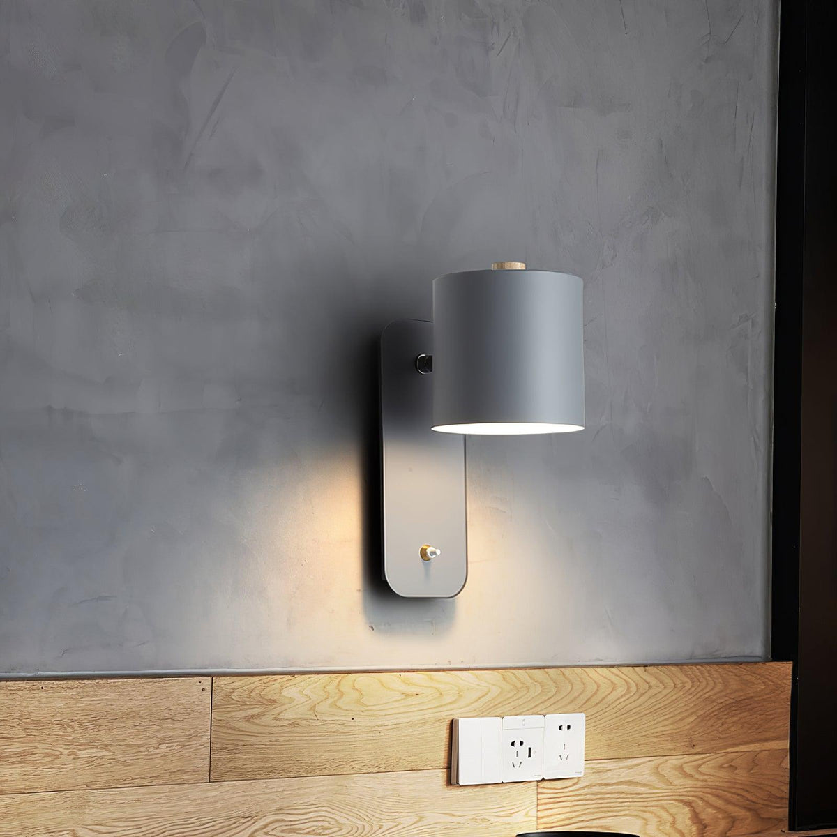 Aksel Wall Sconces, Rotatable Cylinder Wall Light, Slim Tube Design, 4 Colors, 11.8 in Tall