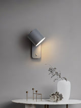 Aksel Wall Sconces, Rotatable Cylinder Wall Light, Slim Tube Design, 4 Colors, 11.8 in Tall