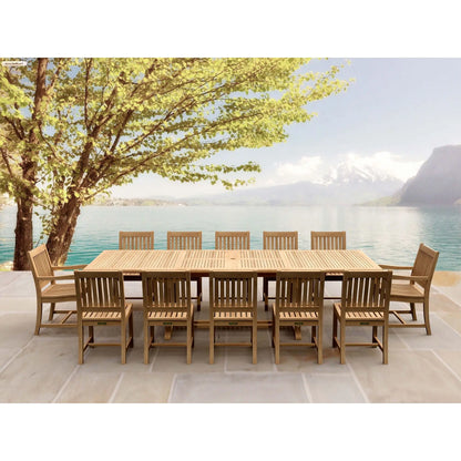 SET-33A Premium Outdoor Dining Set, Luxury Garden Patio Furniture