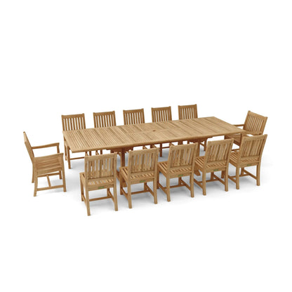 SET-33A Premium Outdoor Dining Set, Luxury Garden Patio Furniture
