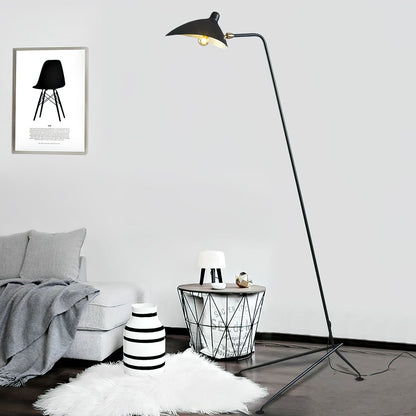 Arm Spider floor lamp base and pole detail