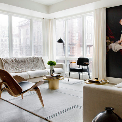 Arm Spider Modern Arc Floor Lamp, Rotating Metal Arm, Brass & Black Finish, Plug-In