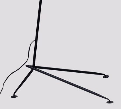Arm Spider Modern Arc Floor Lamp, Rotating Metal Arm, Brass & Black Finish, Plug-In