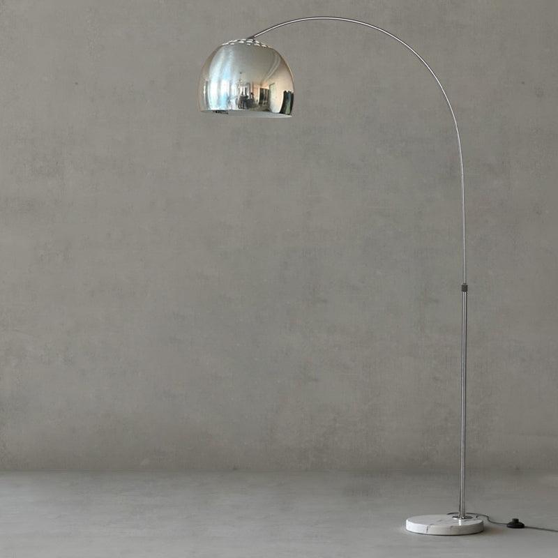 Sneedville arched floor lamp overhead angle view