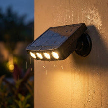 Solar Commercial Wall Light, Motion Sensor IP44, 120° Wide Beam, Dusk-to-Dawn