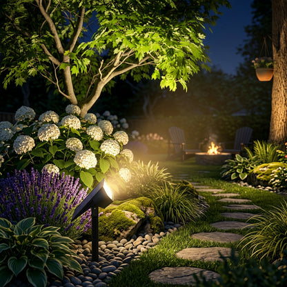Viggo Solar Outdoor Spotlight & Tree Uplight, Adjustable LED, IP65 Waterproof, Garden & Landscape