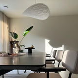 Pendant Light Lamp, Kaito Mulberry Silk Shade, Dimmable, Single and Multi-Light, Dining Room