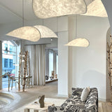 Pendant Light Lamp, Kaito Mulberry Silk Shade, Dimmable, Single and Multi-Light, Dining Room