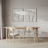 Pendant Light Lamp, Kaito Mulberry Silk Shade, Dimmable, Single and Multi-Light, Dining Room