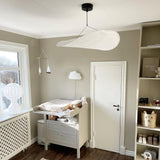 Pendant Light Lamp, Kaito Mulberry Silk Shade, Dimmable, Single and Multi-Light, Dining Room