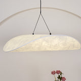 Pendant Light Lamp, Kaito Mulberry Silk Shade, Dimmable, Single and Multi-Light, Dining Room