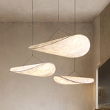 Pendant Light Lamp, Kaito Mulberry Silk Shade, Dimmable, Single and Multi-Light, Dining Room