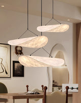 Pendant Light Lamp, Kaito Mulberry Silk Shade, Dimmable, Single and Multi-Light, Dining Room