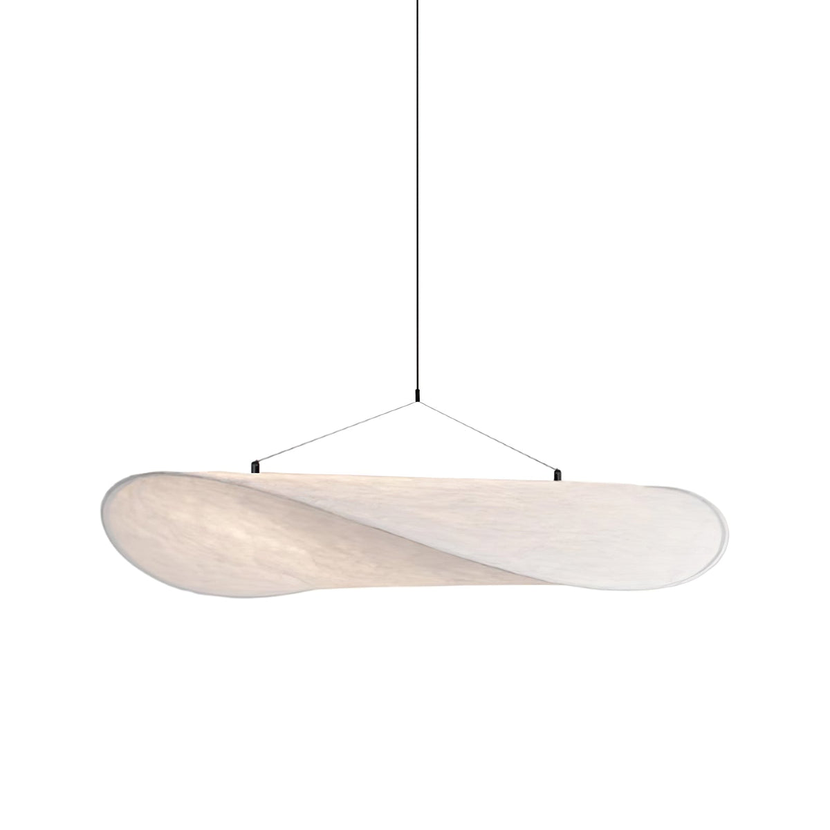 Pendant Light Lamp, Kaito Mulberry Silk Shade, Dimmable, Single and Multi-Light, Dining Room