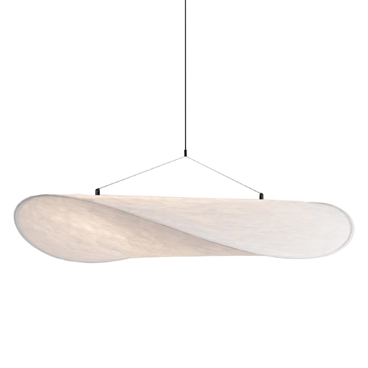 Pendant Light Lamp, Kaito Mulberry Silk Shade, Dimmable, Single and Multi-Light, Dining Room