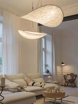 Pendant Light Lamp, Kaito Mulberry Silk Shade, Dimmable, Single and Multi-Light, Dining Room