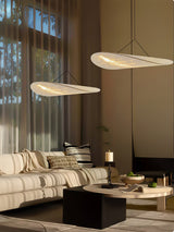 Pendant Light Lamp, Kaito Mulberry Silk Shade, Dimmable, Single and Multi-Light, Dining Room