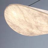 Pendant Light Lamp, Kaito Mulberry Silk Shade, Dimmable, Single and Multi-Light, Dining Room