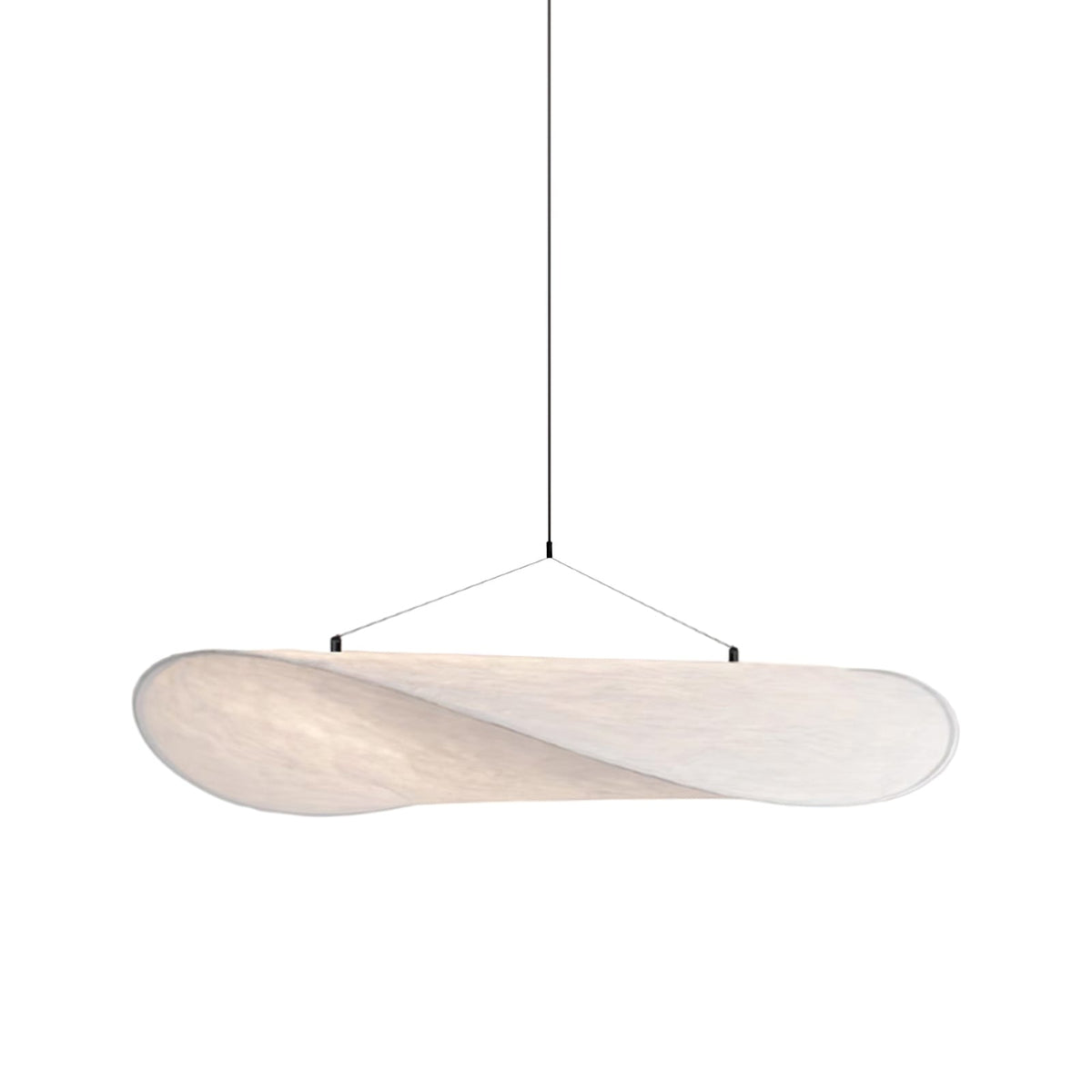 Pendant Light Lamp, Kaito Mulberry Silk Shade, Dimmable, Single and Multi-Light, Dining Room