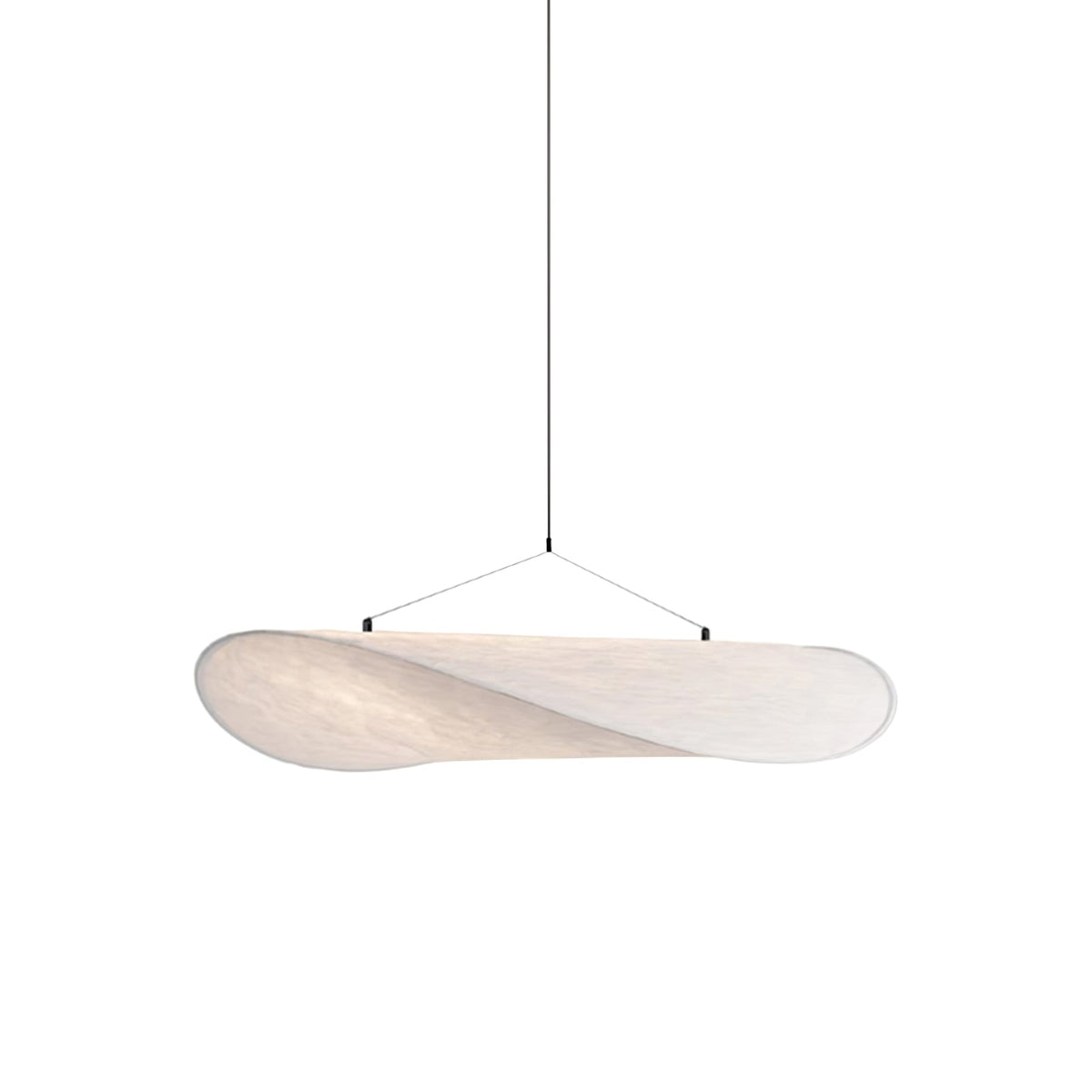 Pendant Light Lamp, Kaito Mulberry Silk Shade, Dimmable, Single and Multi-Light, Dining Room