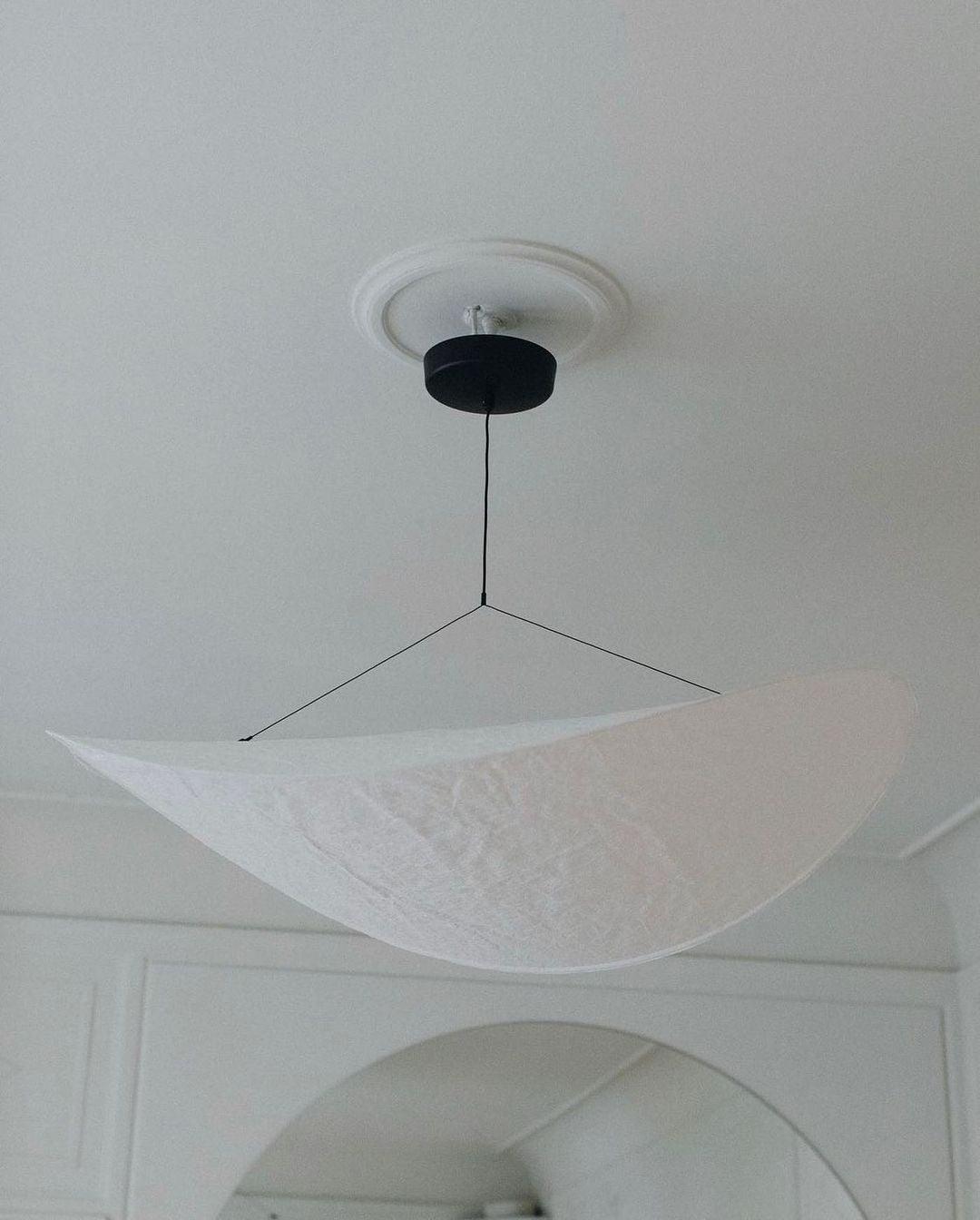 Pendant Light Lamp, Kaito Mulberry Silk Shade, Dimmable, Single and Multi-Light, Dining Room