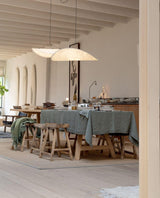 Pendant Light Lamp, Kaito Mulberry Silk Shade, Dimmable, Single and Multi-Light, Dining Room