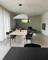 Pendant Light Lamp, Kaito Mulberry Silk Shade, Dimmable, Single and Multi-Light, Dining Room