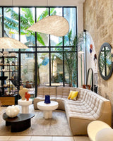 Pendant Light Lamp, Kaito Mulberry Silk Shade, Dimmable, Single and Multi-Light, Dining Room