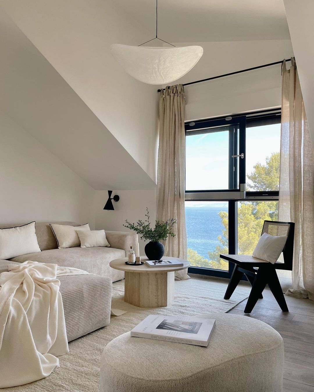 Pendant Light Lamp, Kaito Mulberry Silk Shade, Dimmable, Single and Multi-Light, Dining Room