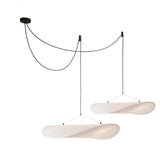 Pendant Light Lamp, Kaito Mulberry Silk Shade, Dimmable, Single and Multi-Light, Dining Room