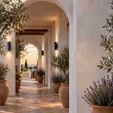 Outdoor Lighting: Keld Micro-Cement Up Down Wall Sconce, IP65, Hardwired, 3000K, White or Black