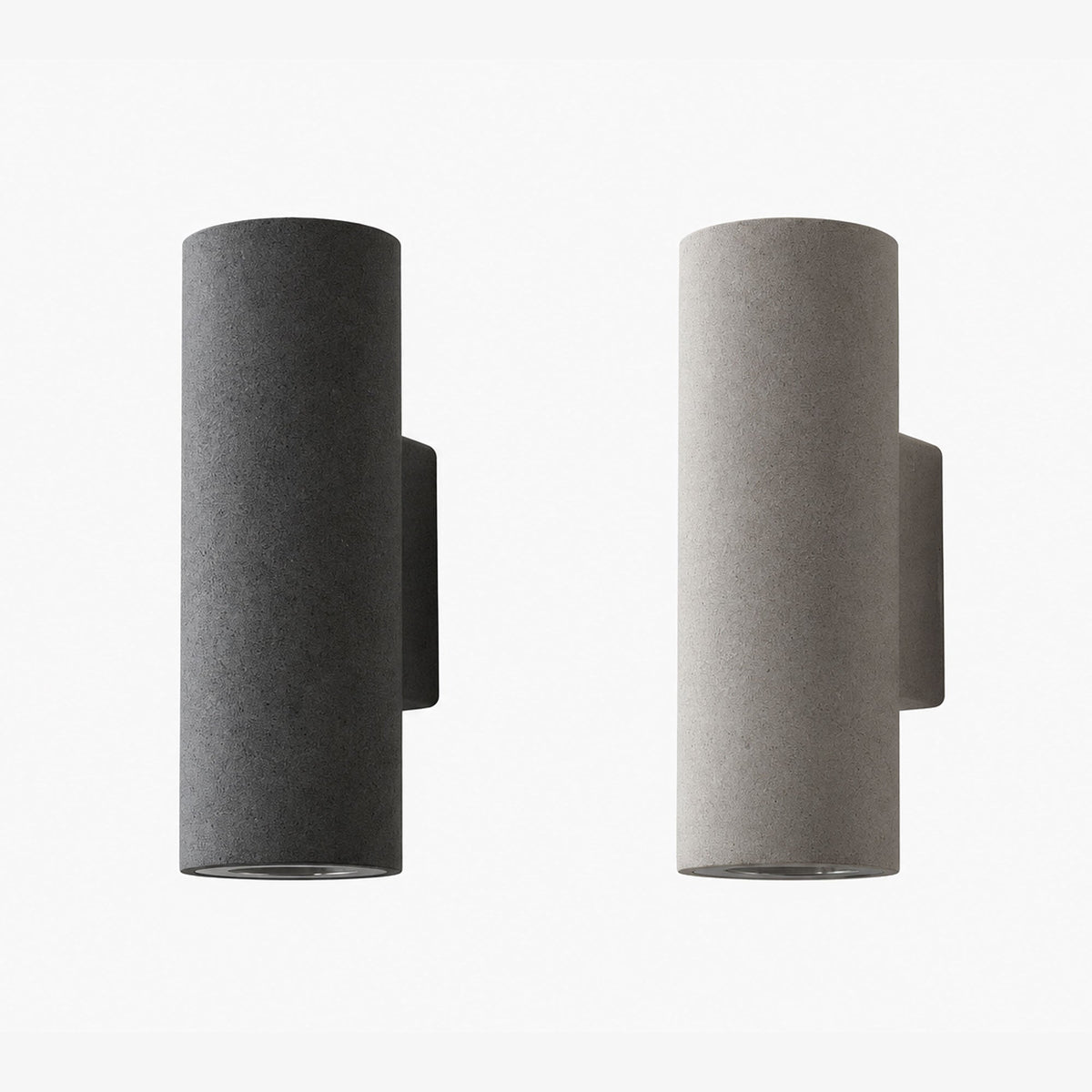 Outdoor Lighting: Keld Micro-Cement Up Down Wall Sconce, IP65, Hardwired, 3000K, White or Black