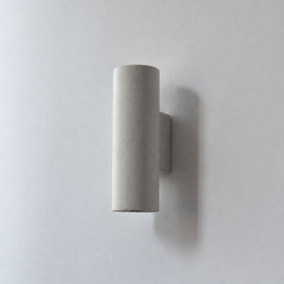 Outdoor Lighting: Keld Micro-Cement Up Down Wall Sconce, IP65, Hardwired, 3000K, White or Black